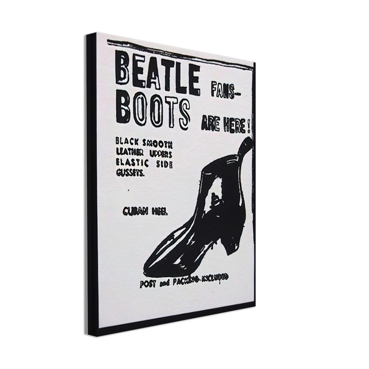 Andy Warhol  Beatle Boots Canvas