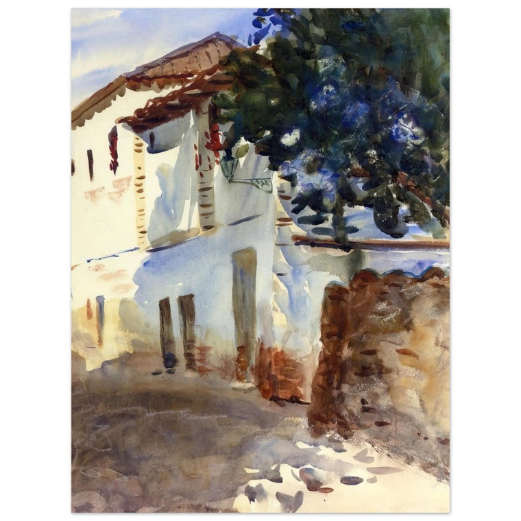 John Singer Sargent  The White House Aluminum Print