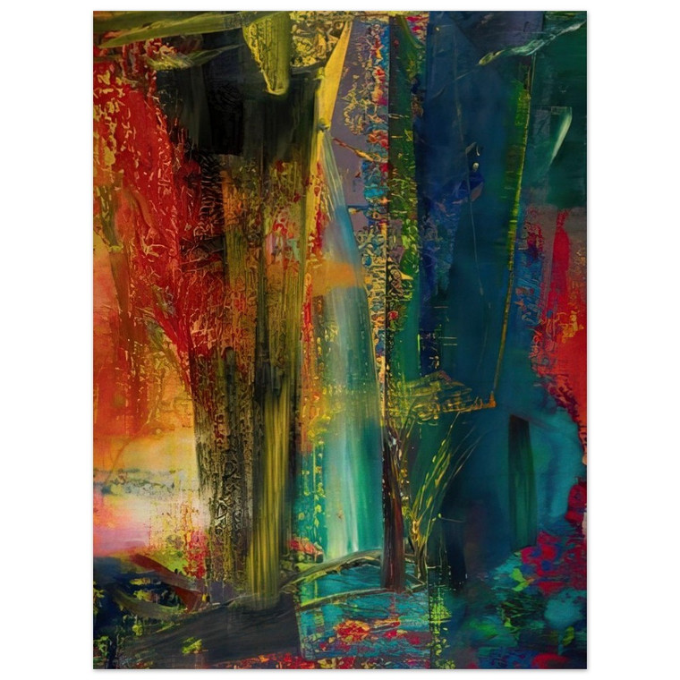 Gerhard Richter  ABSTRACT PAINTING 599 1986 Wood Print