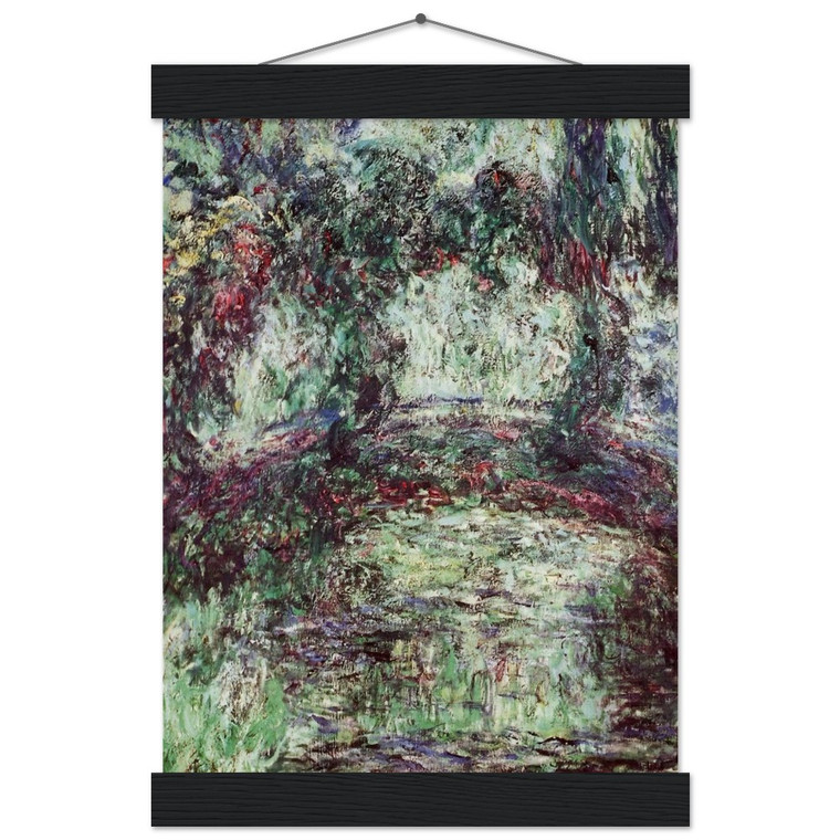 Claude Monet The Japanese Bridge 2 Museum Matte Poster with Hanger