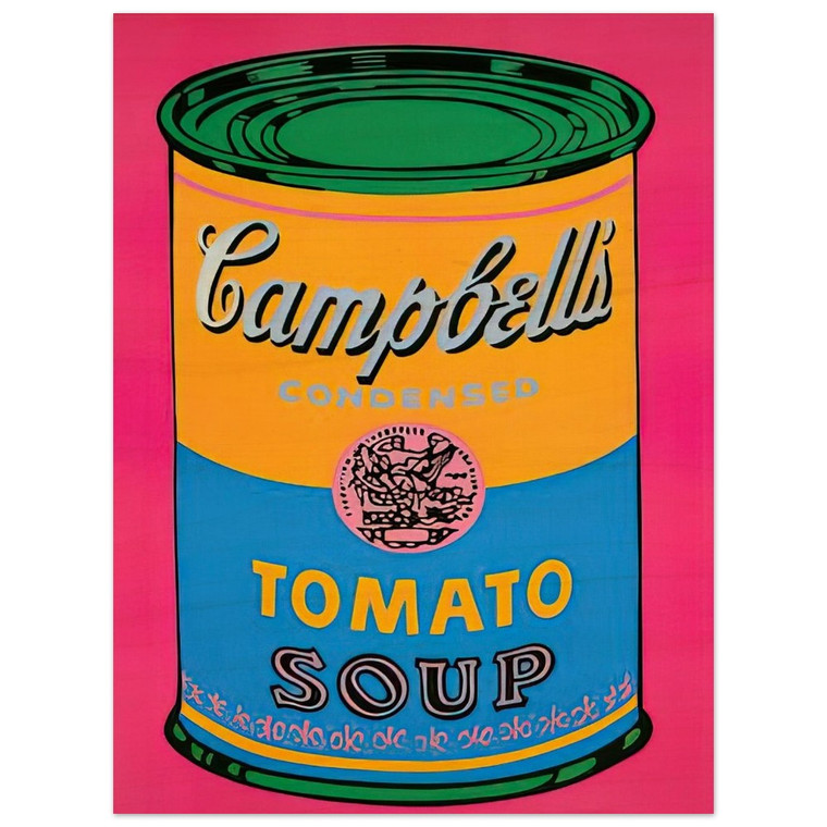 Andy Warhol  Campbells Soup Can  Wood Print