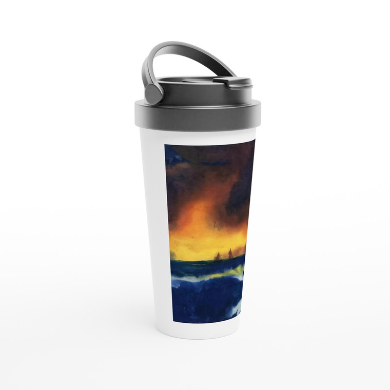 Emil Nolde - Stormy sea Travel Mug