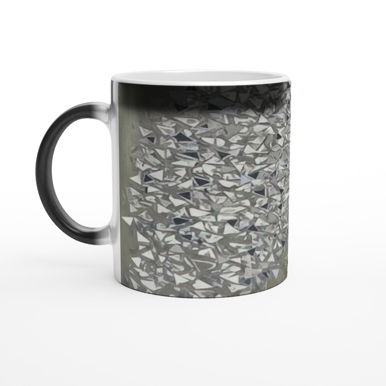 Robert Goodnough - Vertical Gray - 1985 Magic Ceramic Mug