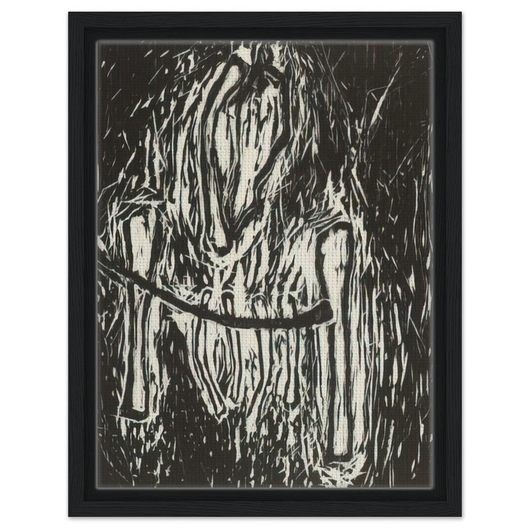 Susan Rothenberg  HEAD AND BONES 1980 Framed Canvas