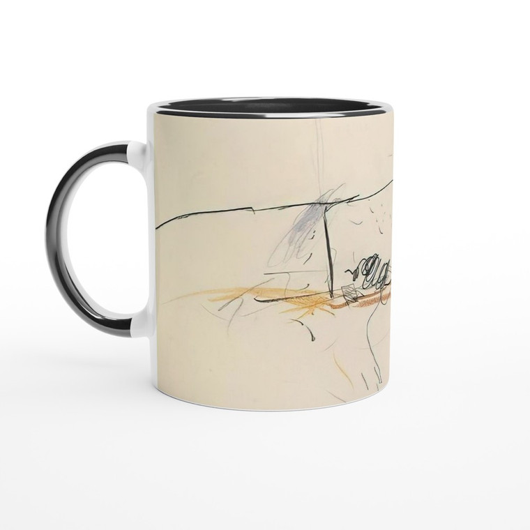 Gene Davis - Jumping Jack - 1978 Ceramic Mug with Color Inside