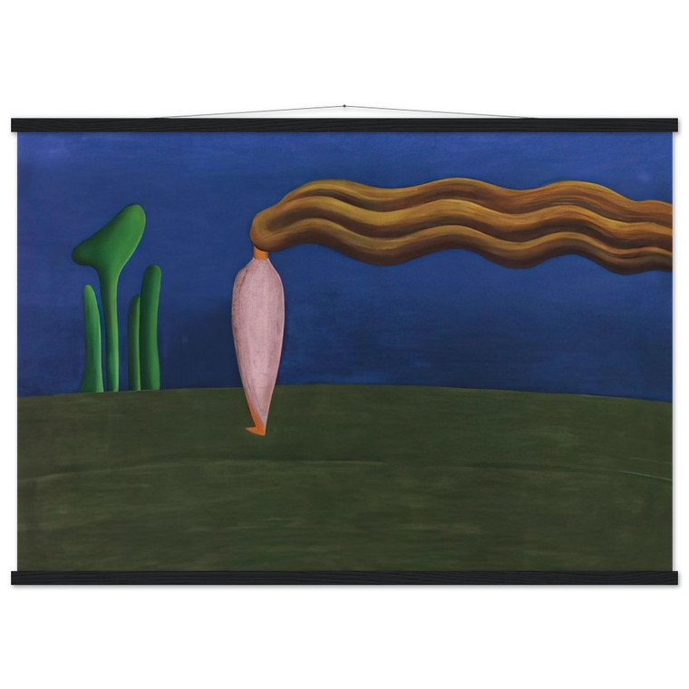 Tarsila do Amaral Composition Lonely Figure Matte Poster with Hanger