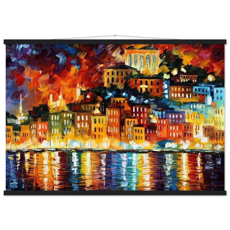 Leonid Afremov  Leonid Afremov N7 Museum-Quality Matte Paper Poster with Hanger