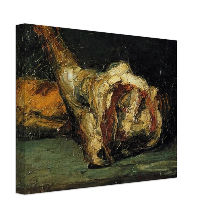 Paul Cezanne  Still Life Bread and Leg of Lamb Canvas