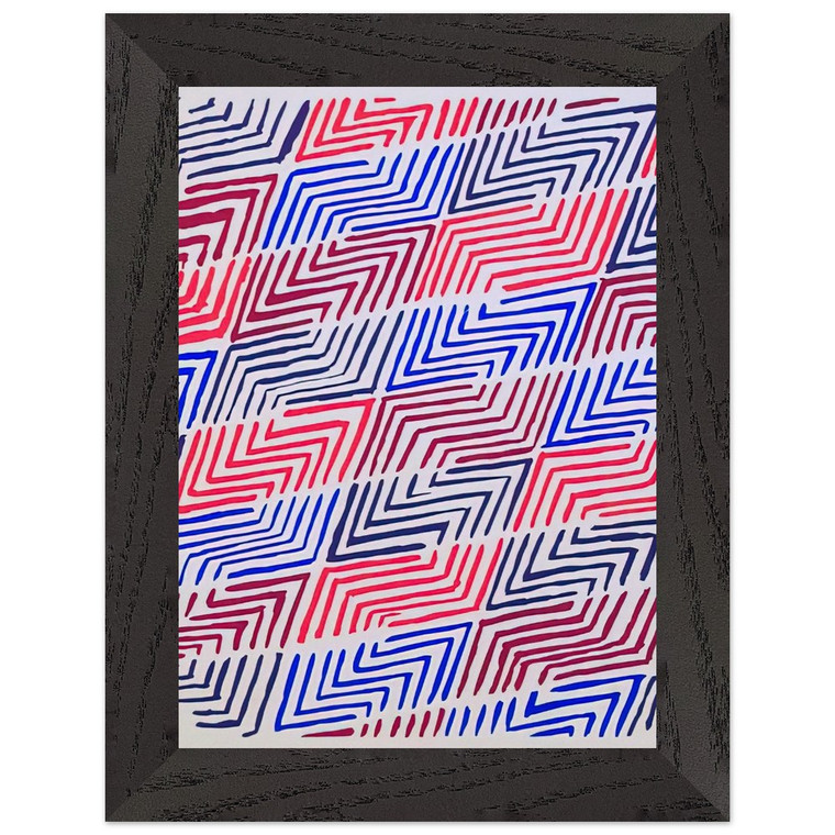 Sonia Delaunay  COMPOSITION 30 Premium Wooden Framed Art Print / Poster