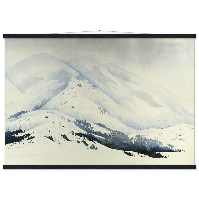 Eyvind Earle  Snowy Mountain Museum-Quality Matte Paper Poster with Hanger