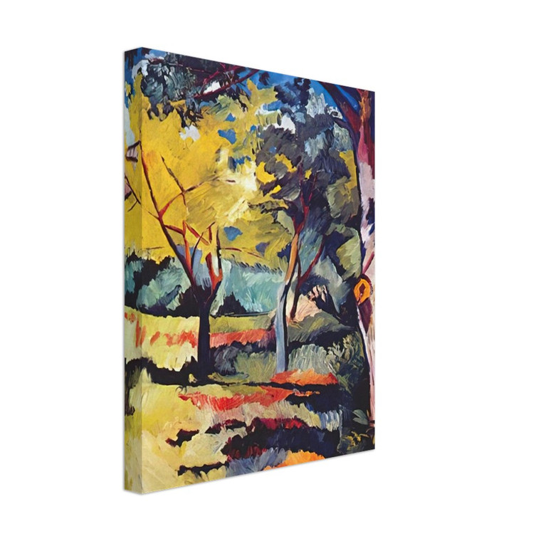 Natalia Goncharova  Landscape at Ladyzhino  1908 Canvas