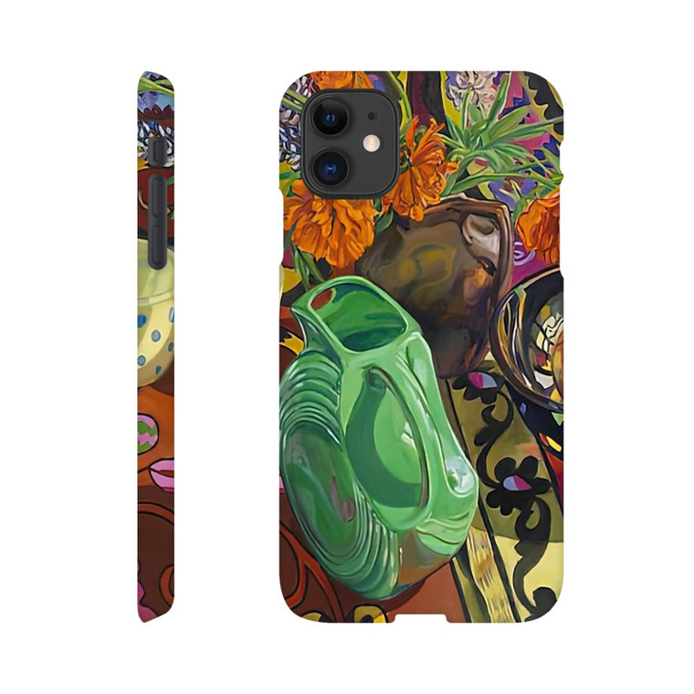 Janet Fish - BLUE DECANTER POLKA DOT BOWL SUZANI 2009 Slim case