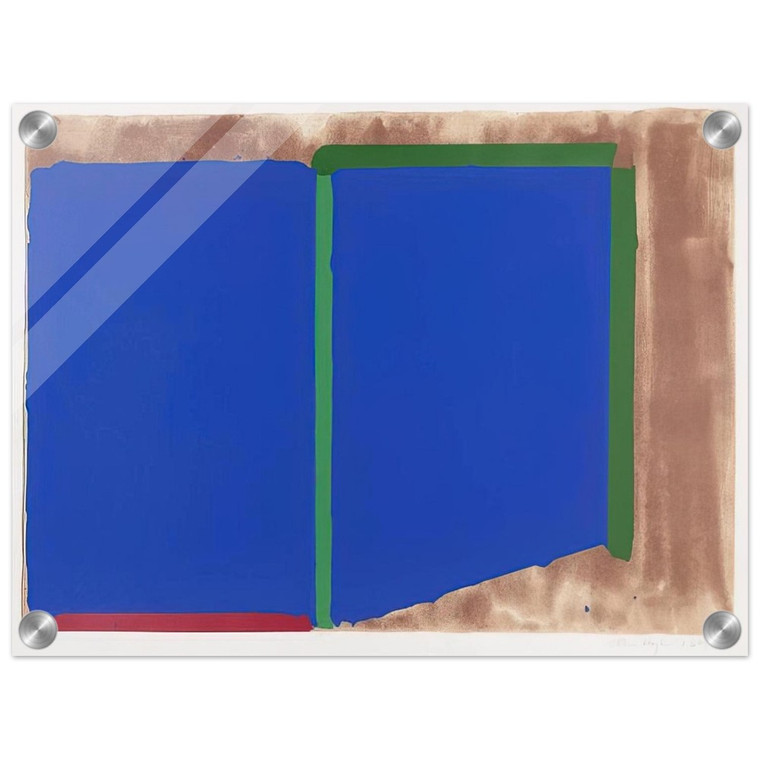 John Hoyland  Blues Greens  1969 Acrylic Print