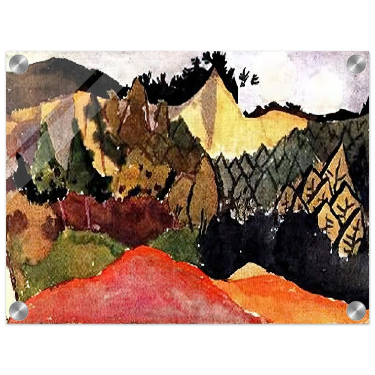 Paul Klee  IN THE QUARRY Acrylic Print