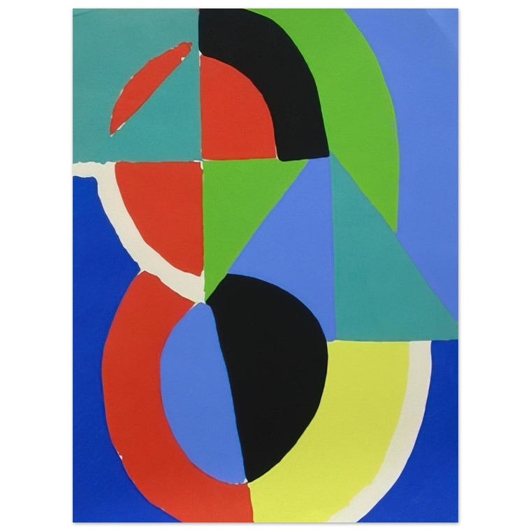Sonia Delaunay  COMPOSITION 2 N1 Aluminum Print