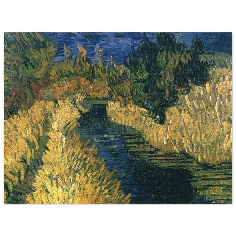 Vincent van Gogh  The Little Stream Aluminum Print
