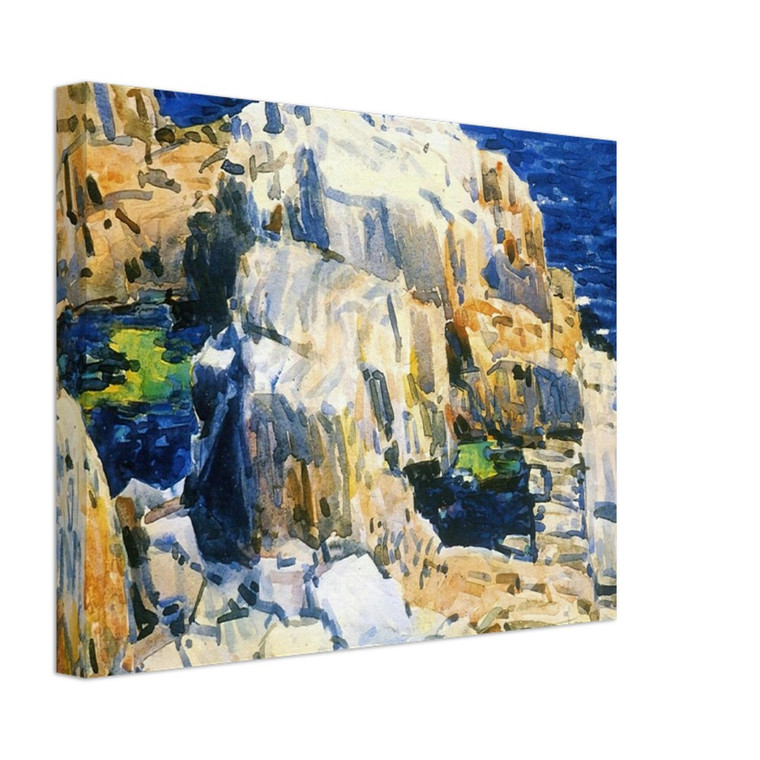 Childe Hassam  Rocks at Appledore Canvas