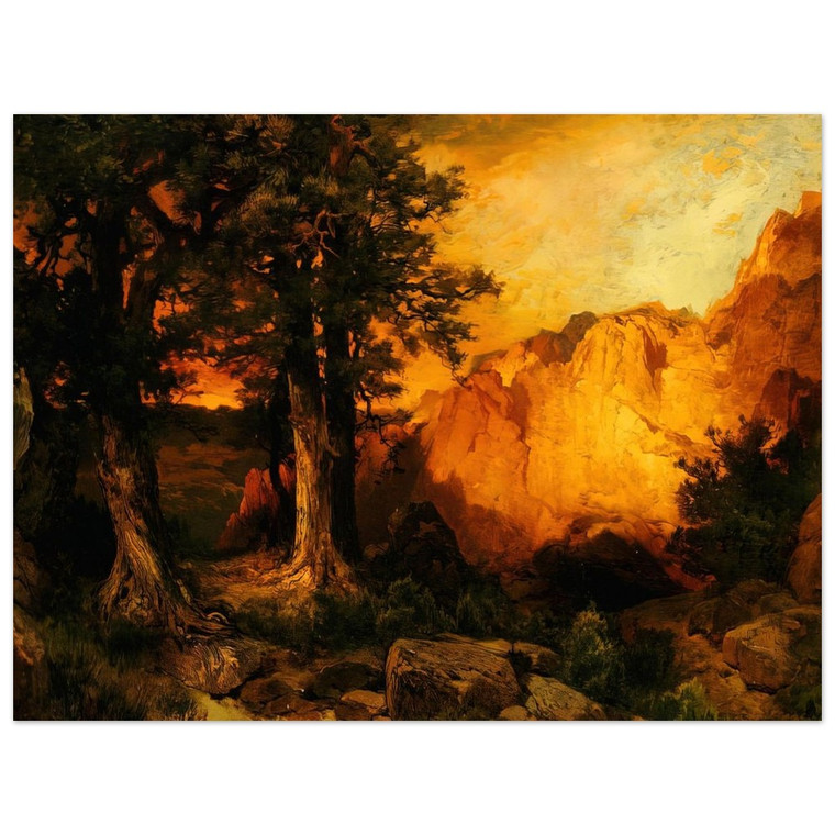 Thomas Moran  The Grand Canyon Aluminum Print