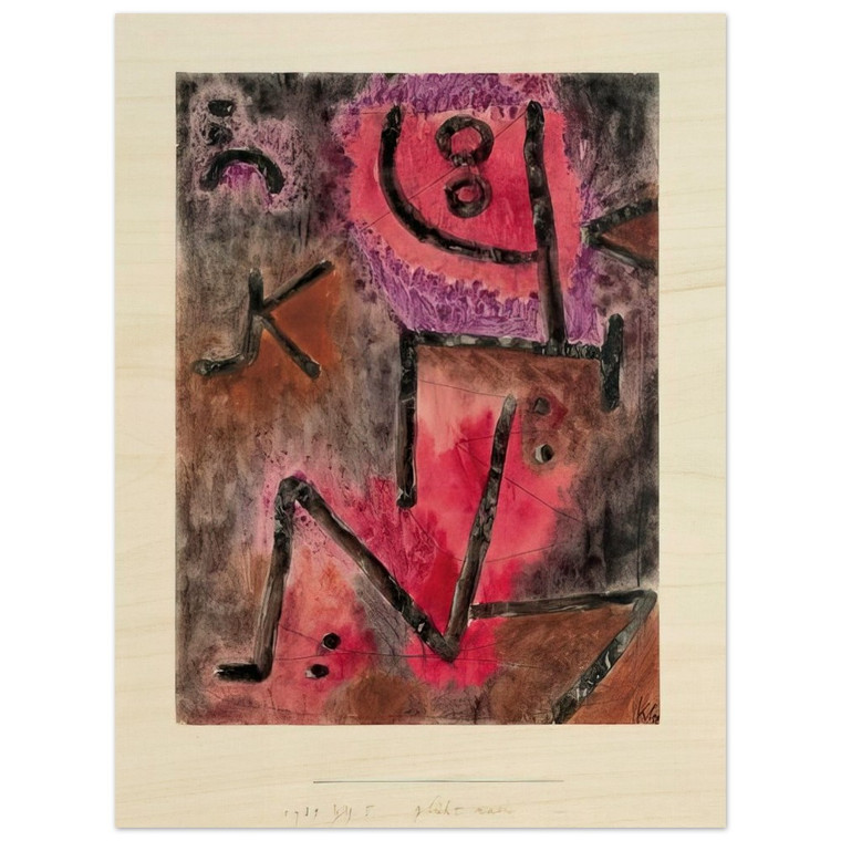 Paul Klee  AFTER ANNEALING 1940 Wood Print
