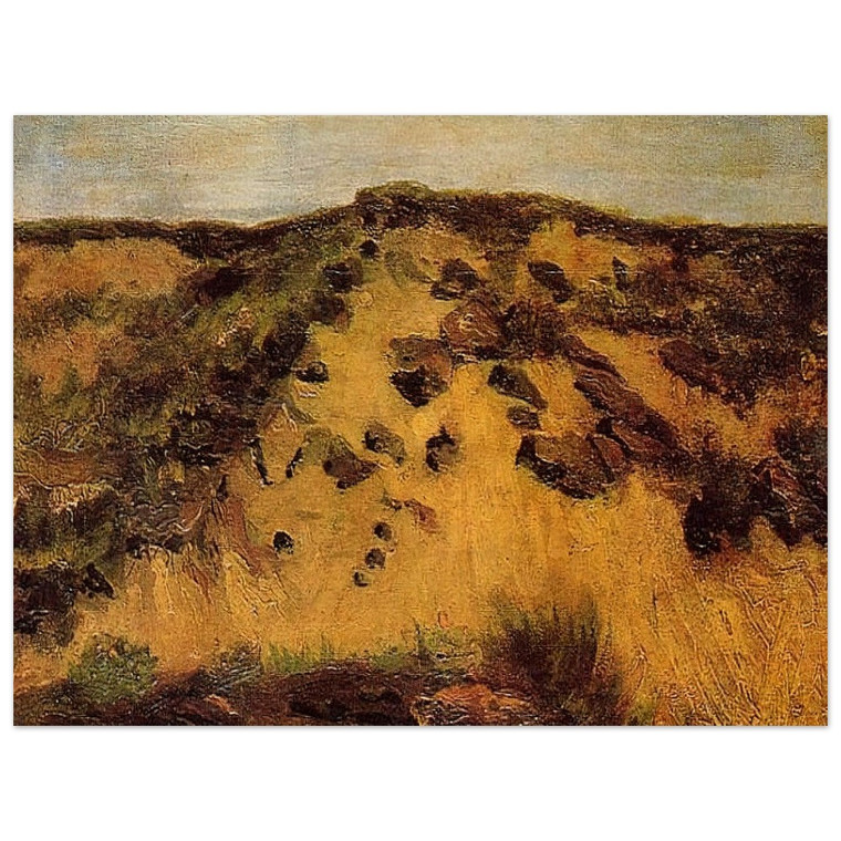 Vincent van Gogh  Dunes Wood Print