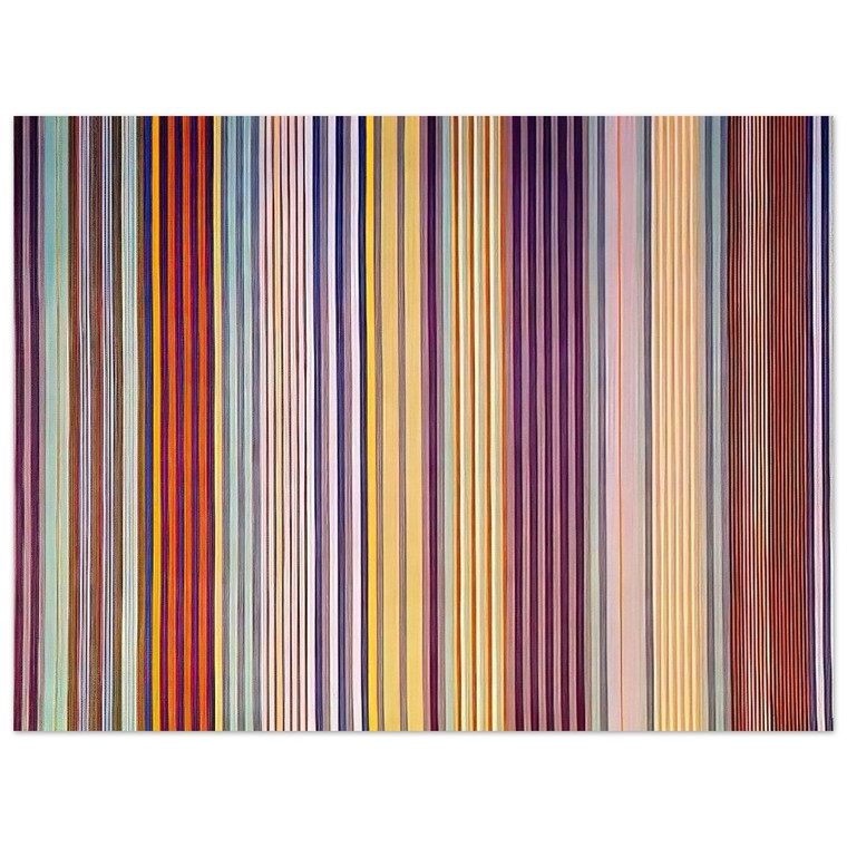 Gene Davis  Royal Veil  1971 Aluminum Print