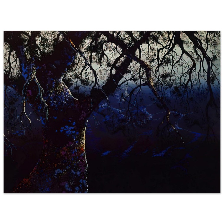 Eyvind Earle  Jewel Tree Wood Print