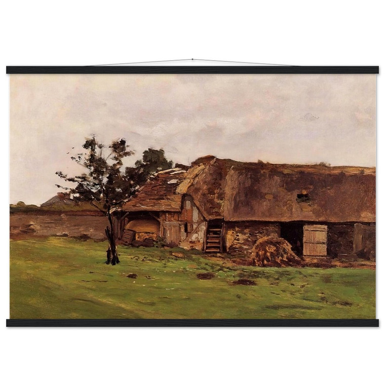 claude monet  Farm near Honfleur Museum-Quality Matte Paper Poster with Hanger