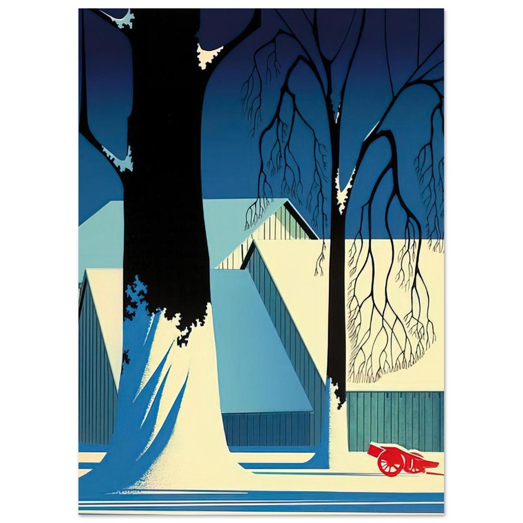 Eyvind Earle  Turquoise Fine Art Poster / Art Print