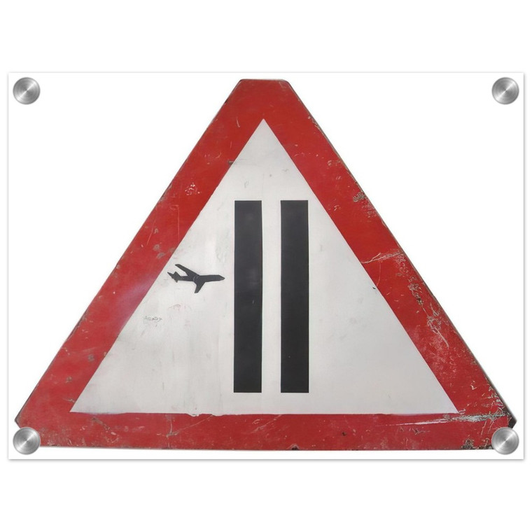 Banksy  WARNING SIGN 2006 Acrylic Print