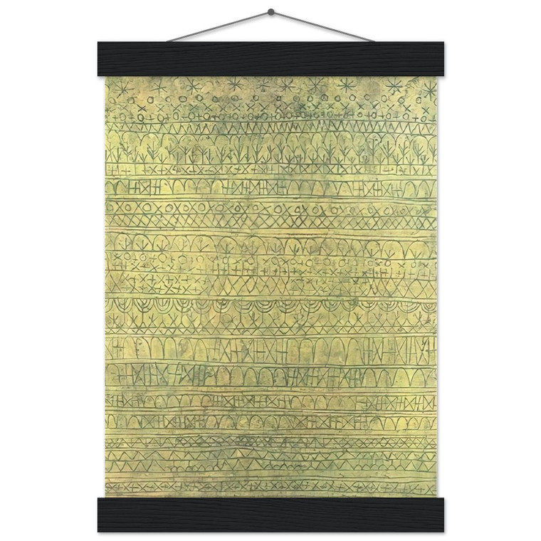 Paul Klee  PASTORAL RHYTHMS 1927 Museum-Quality Matte Paper Poster with Hanger