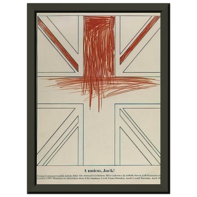 Billy Apple A union Jack Young Commonwealth Artists 1962 Print