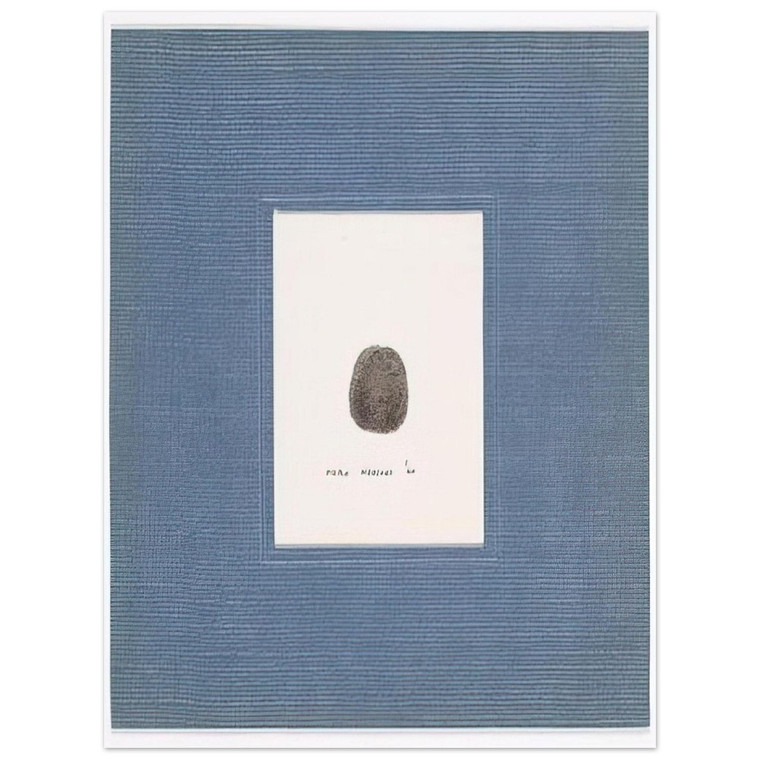 Piero Manzoni  Thumbprint  1960 Aluminum Print