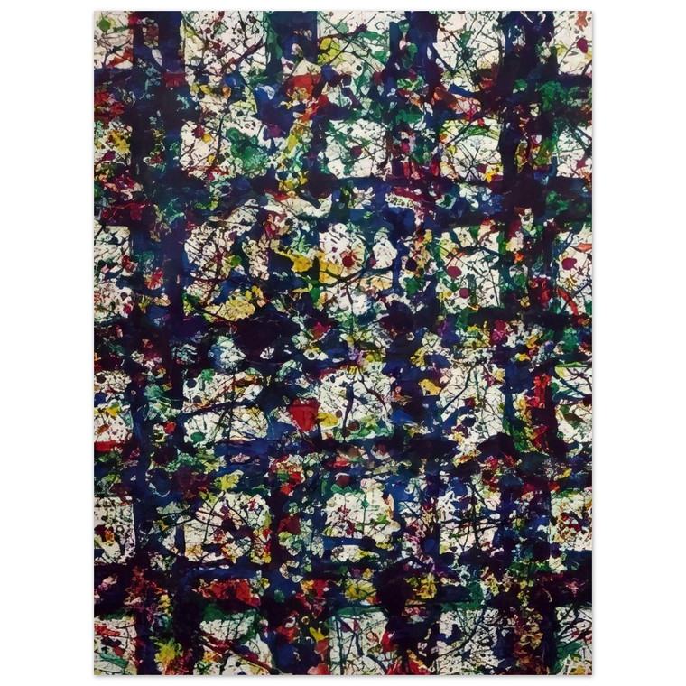 Sam Francis  Untitled  SF 236  Wood Print