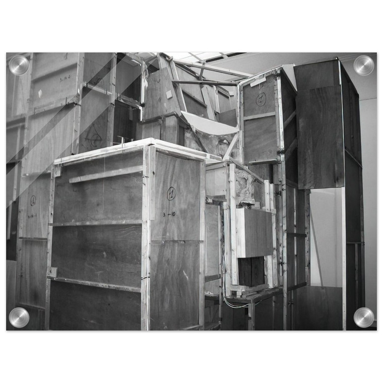 Kurt Schwitters  MERZBAU SEEN FROM THE OUTSIDE 1933 Acrylic Print