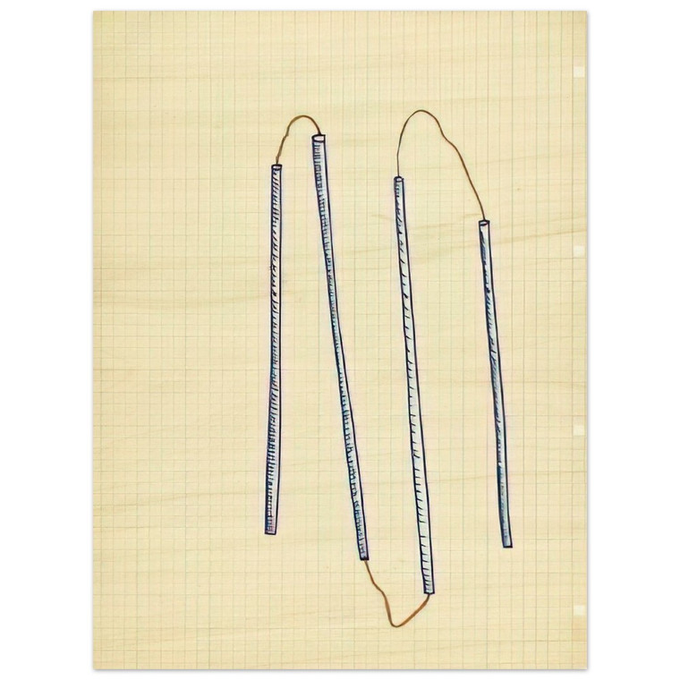 Sigmar Polke  UNTITLED 1969 N2 Wood Print