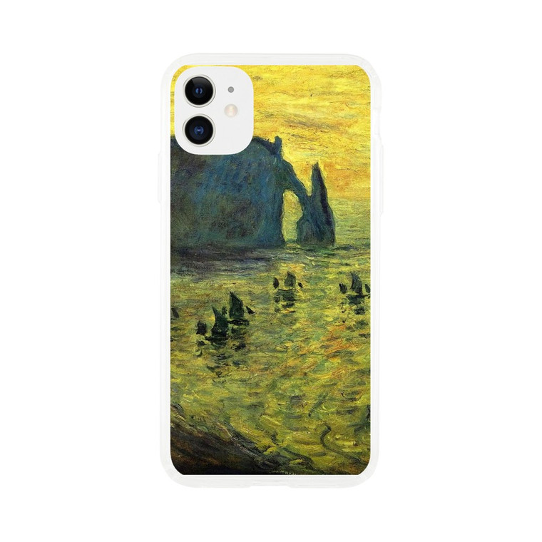 claude monet - The Cliffs at Etretat Clear case