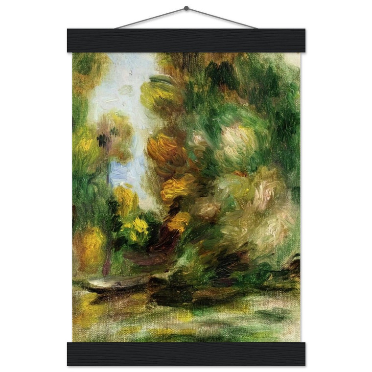 Pierre-Auguste Renoir Banks of the River Poster with Hanger