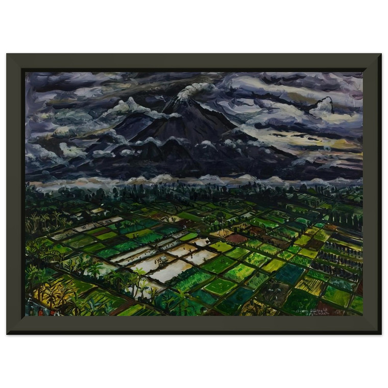 Ivan Albright Mt Semeru Jadka Kura Java 1969 Art Print