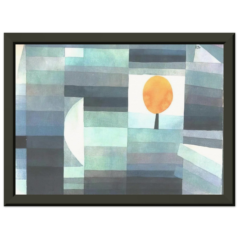 Paul Klee  THE MESSENGER OF AUTUMN 1922 Premium Metal Framed Art Print / Poster