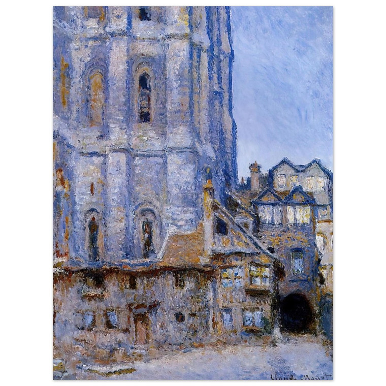 claude monet  The Cour dAlbane Aluminum Print