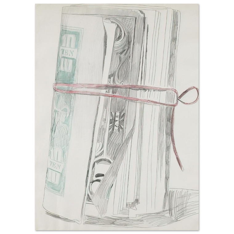 Andy Warhol  Roll of Bills Fine Art Poster / Art Print