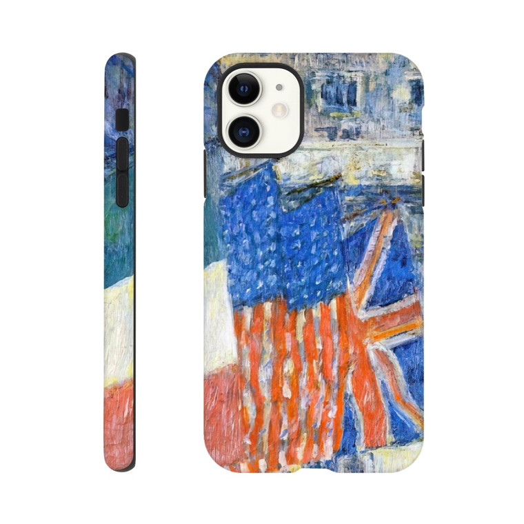 Childe Hassam - Avenue of the Allies aka Flags on the Waldorf Tough case