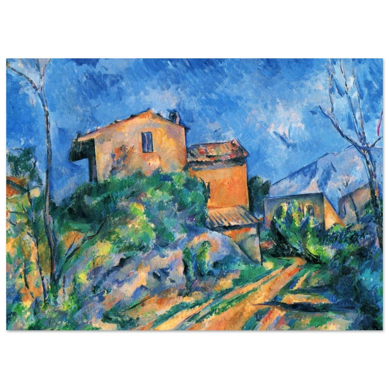 Paul Cezanne Maison Maria View of Chateau Noir Art Print