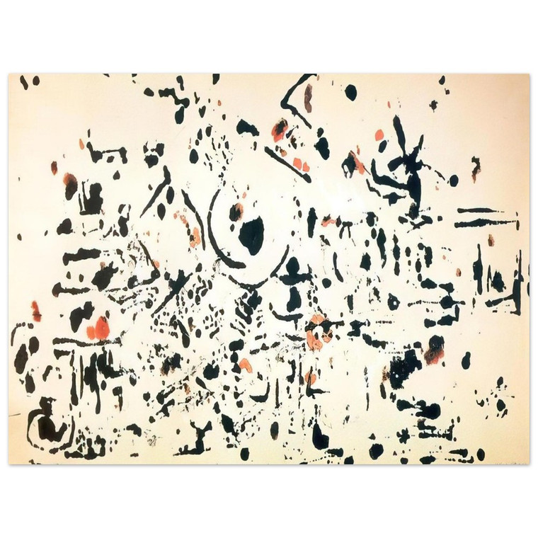 Jackson Pollock  UNTITLED 1951 Aluminum Print
