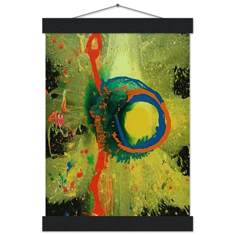 John Hoyland Survivor Man 170808 2008 Museum-Quality Matte Poster with Hanger