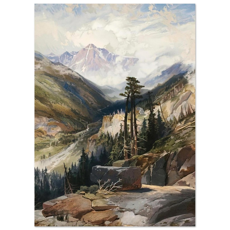 Thomas Moran The Mountain of the Holy Cross Colorado Fine Art Print