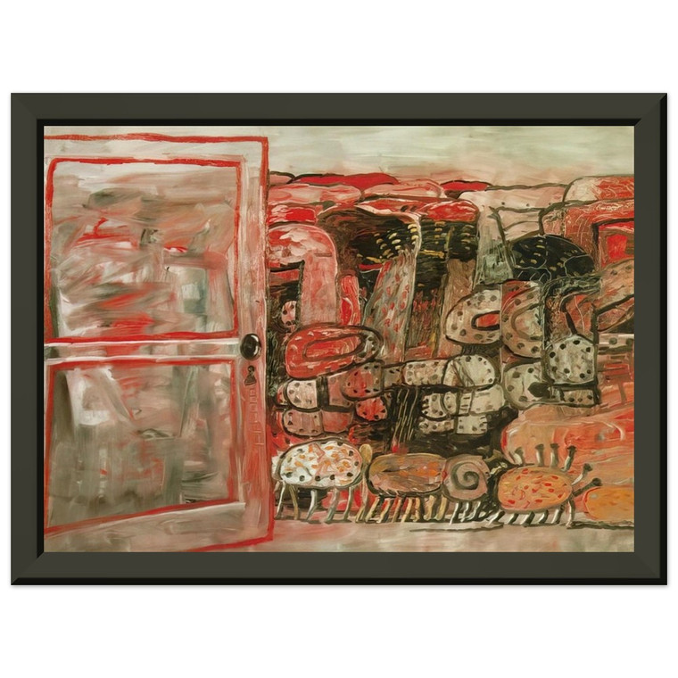 Philip Guston  ENTRANCE Premium Metal Framed Art Print / Poster