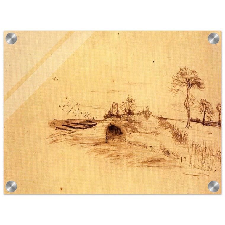 Vincent van Gogh  The Cave of Machpelah Acrylic Print