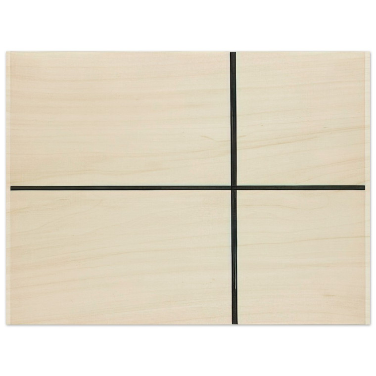 Ellsworth Kelly  Horizontal and Vertical Lines Wood Print