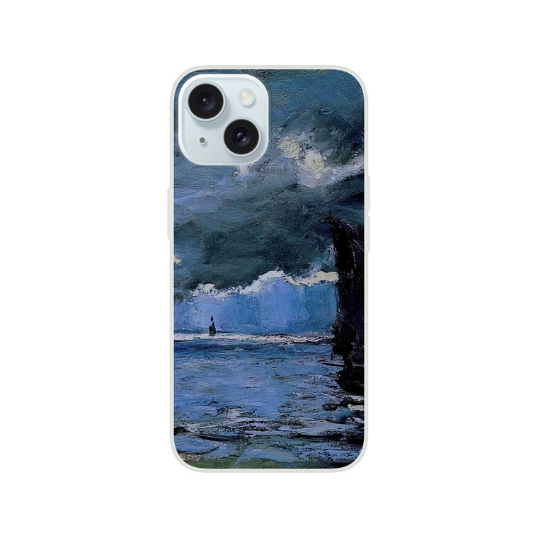 claude monet - Seascape Night Effect Flexi case